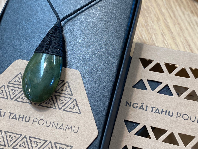Ngāi Tahu Bound Roimata Pendant - rounded