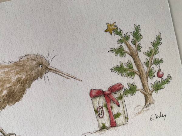 Card - Kiwi Christmas Gift