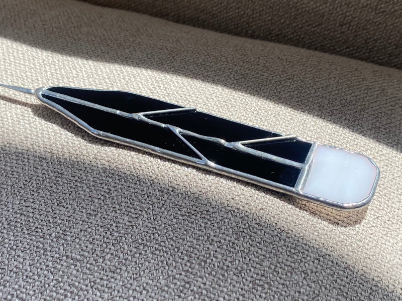 Magpie Castle Glass Huia Feather