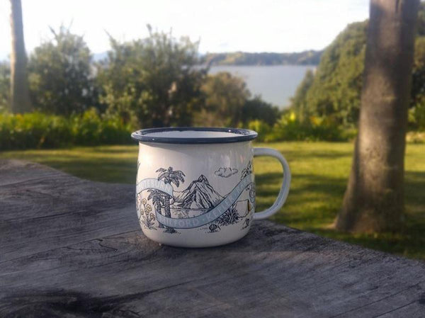 NZ Great Walks Enamel Mug