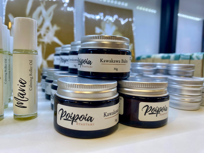 Poipoia Ōtautahi Kawakawa Balms