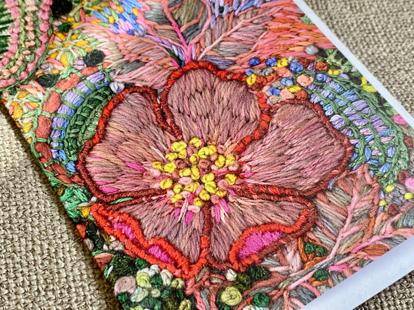Card - ‘Wild Roses’