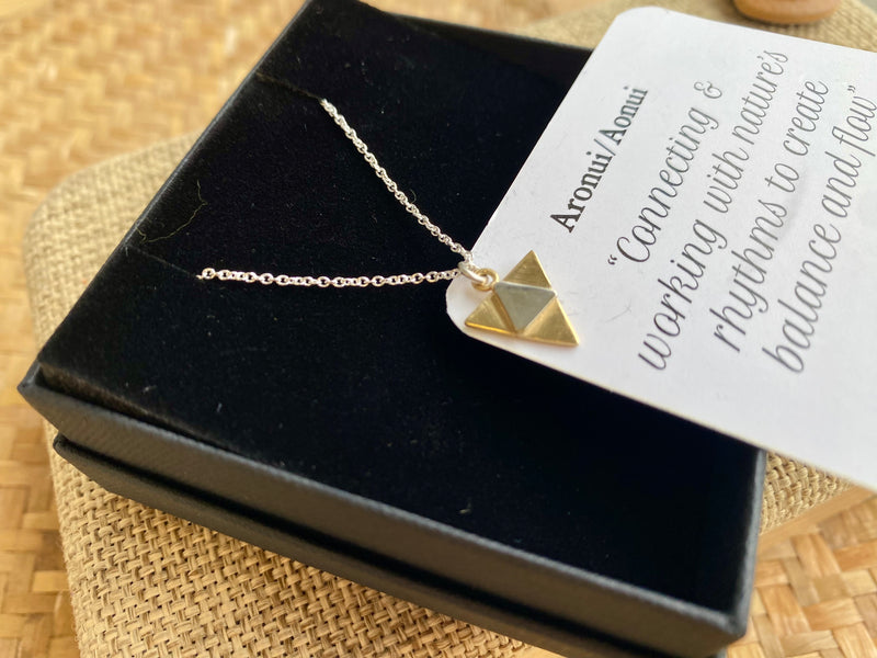 Aronui Pendant - 10ct gold plate