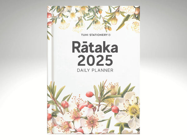 Tuhi Rataka Planner - Manuka Flower