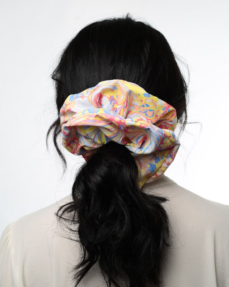 Hand Marbled Statement Scrunchies