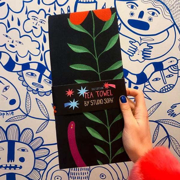 Studio Soph Teatowel - Mystic Cats