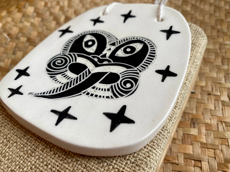 Ceramic Wall Plaque - Matariki Kanohi #2