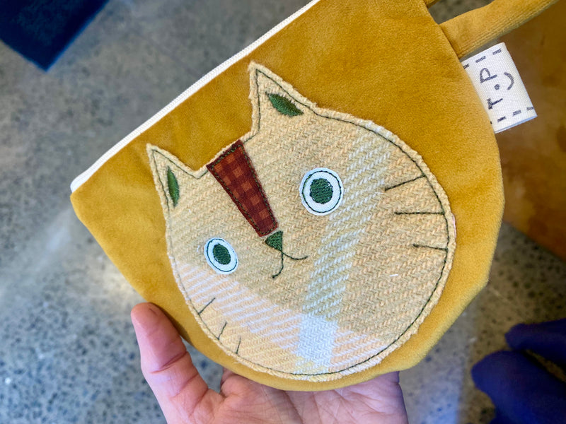 Fabric Cat Purse