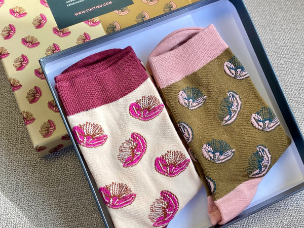 Pōhutukawa Socks Boxed Set