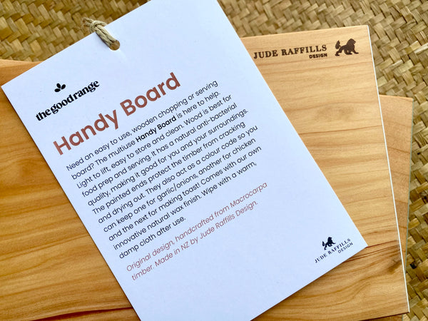 Macrocarpa Handy Boards