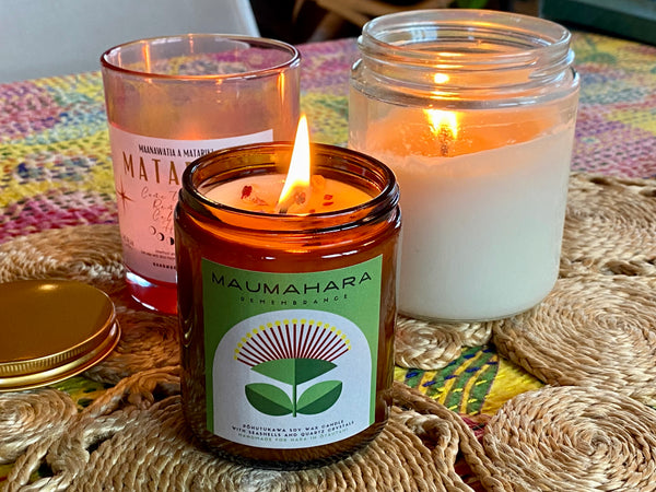 Maumahara (Remembrance) Pōhutukawa Candle
