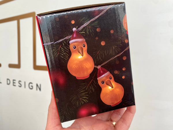 Kiwi Santa Fairy Lights