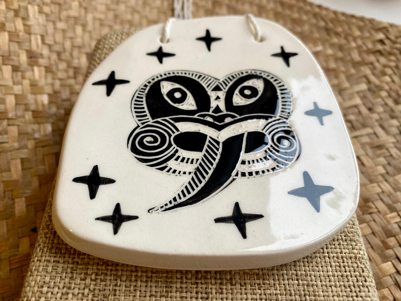 Ceramic Wall Plaque - Matariki Kanohi #2