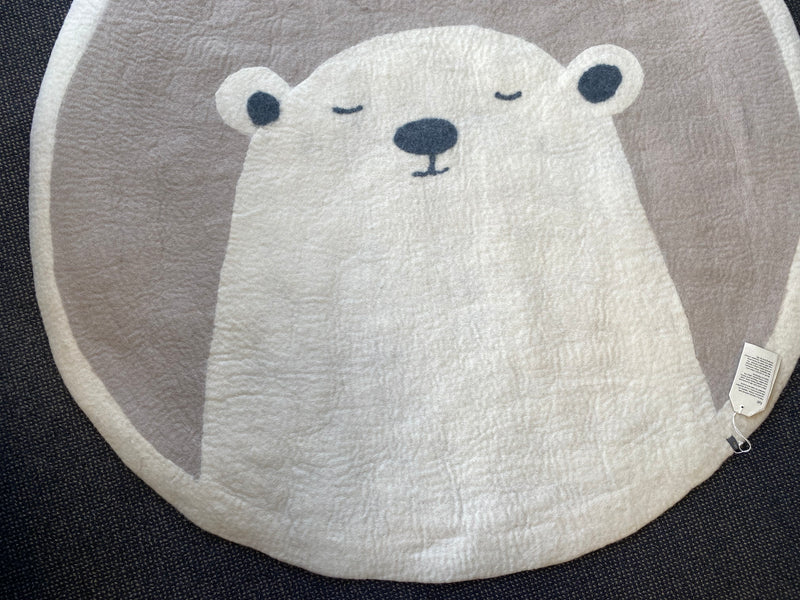 Felted Bear Rug