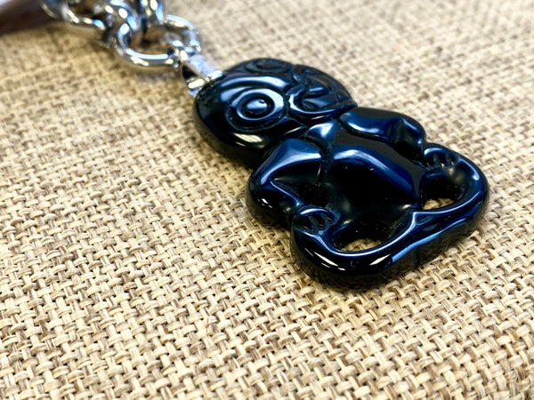 Heitiki pendant - Black Onyx