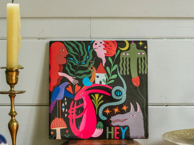 Studio Soph Ceramic Tile - HEY!