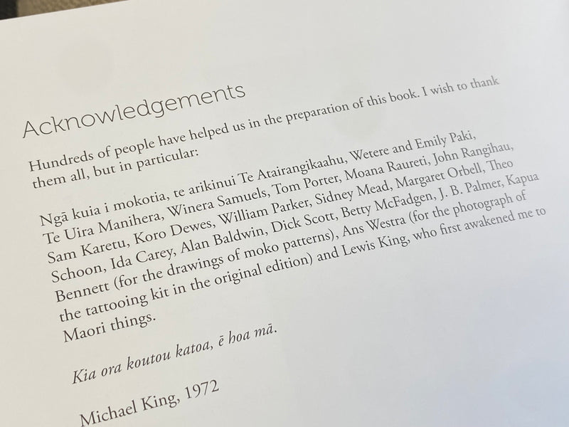 Moko by Michael King book
