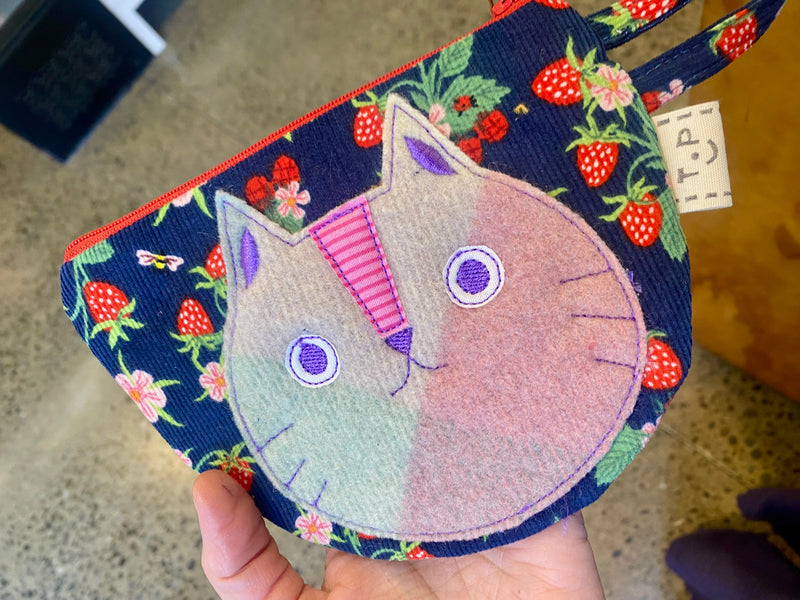 Fabric Cat Purse