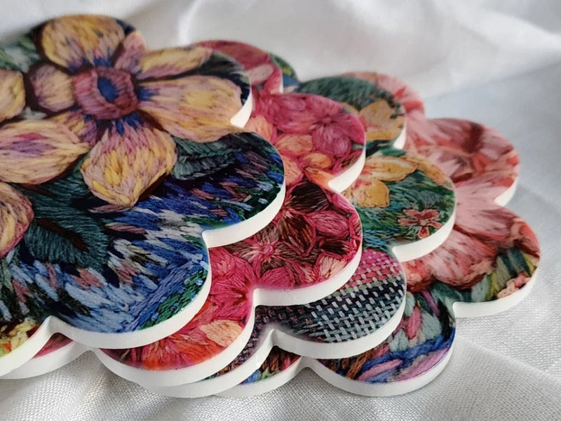 Ceramic Coasters set 4 - Meadow