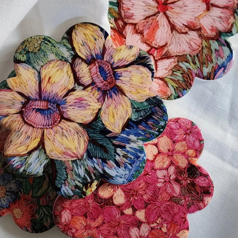 Ceramic Coasters set 4 - Meadow