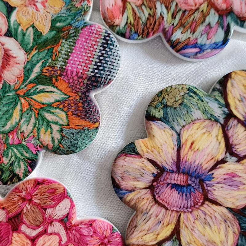 Ceramic Coasters set 4 - Meadow