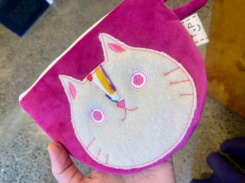 Fabric Cat Purse
