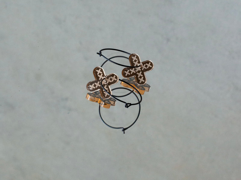 Nichola Te Kiri earrings - Matariki