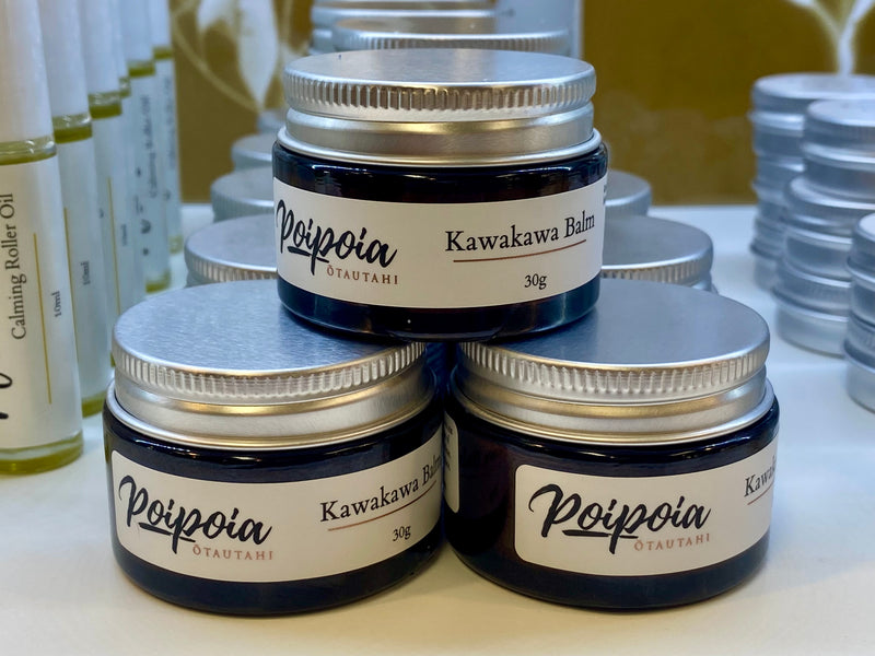 Poipoia Ōtautahi Kawakawa Balms