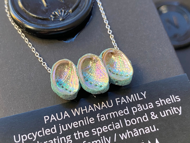 Nostalgem Paua Whanau necklace