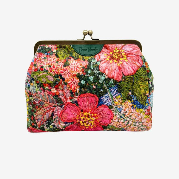 Wild Roses Velvet Clutch Purses