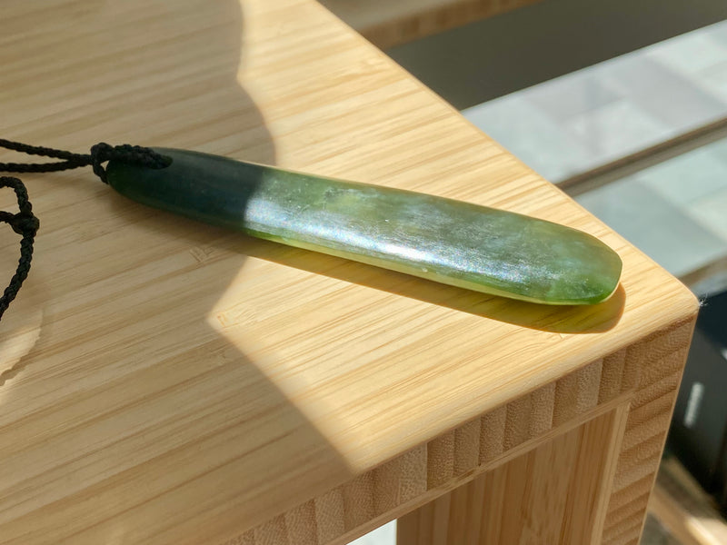 Large Pounamu Roimata pendant