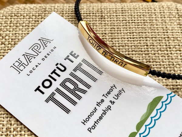 Toitū Te Tiriti Bracelet