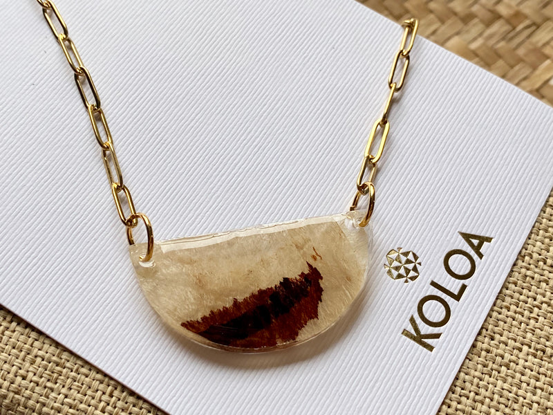 Koloa Barkcloth necklace - Fele