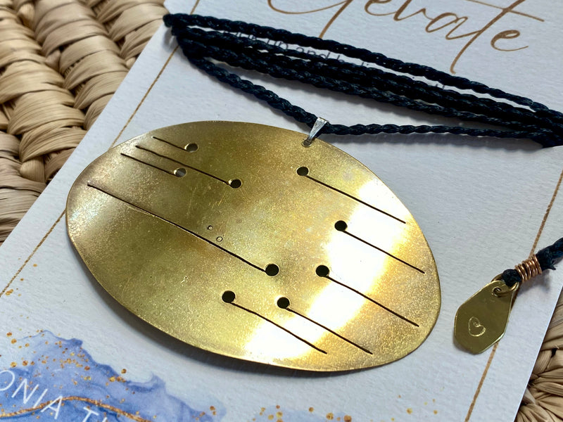 Matariki Star Map Necklace