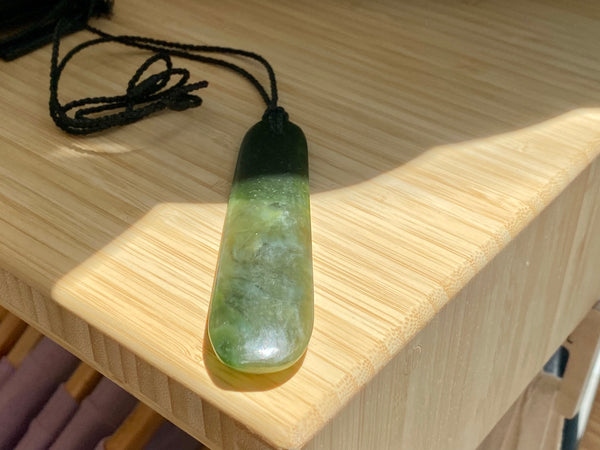 Large Pounamu Roimata pendant