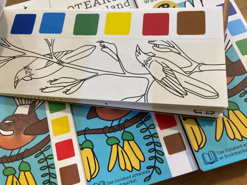 NZ Watercolour Paint Notepad Set