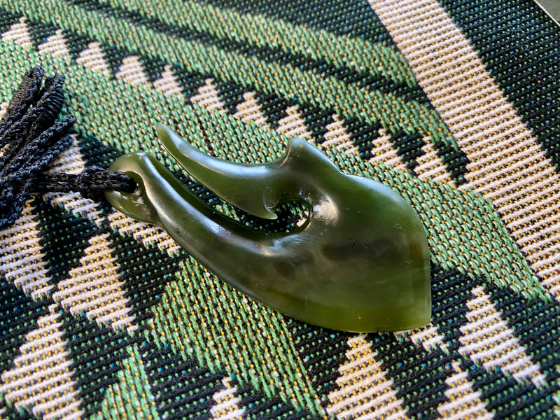 Pounamu Hei Matau pendant