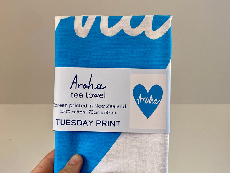 Cotton "Aroha" Teatowel