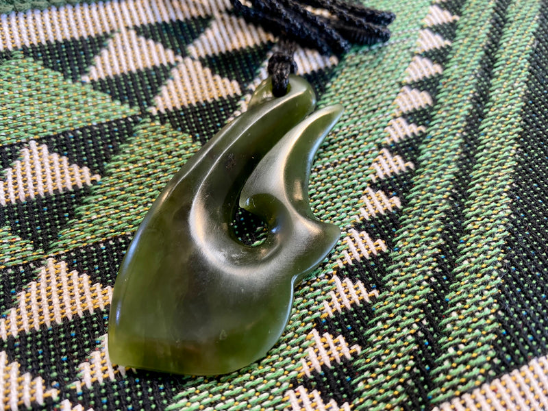 Pounamu Hei Matau pendant