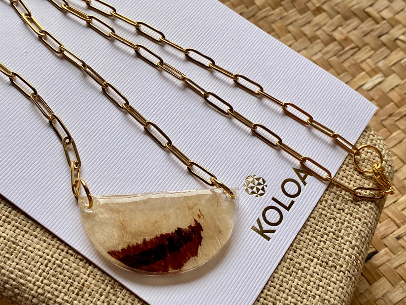 Koloa Barkcloth necklace - Fele