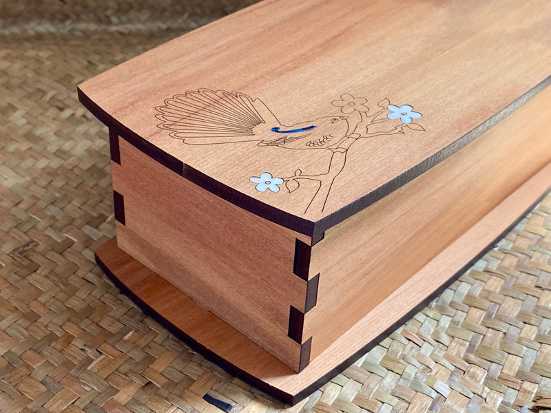 Rimu Jewellery Box with Fantail