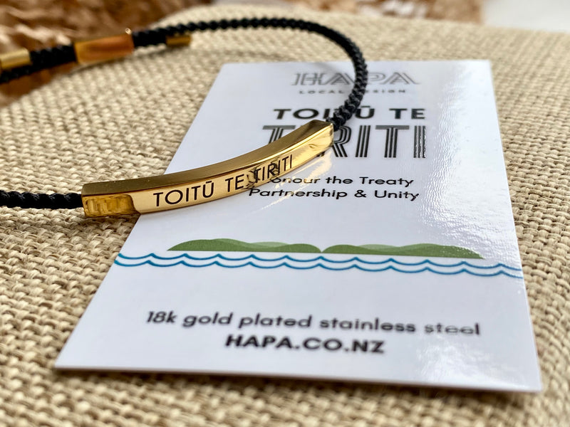 Toitū Te Tiriti Bracelet