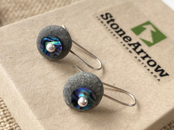 Beachstone Paua Earrings