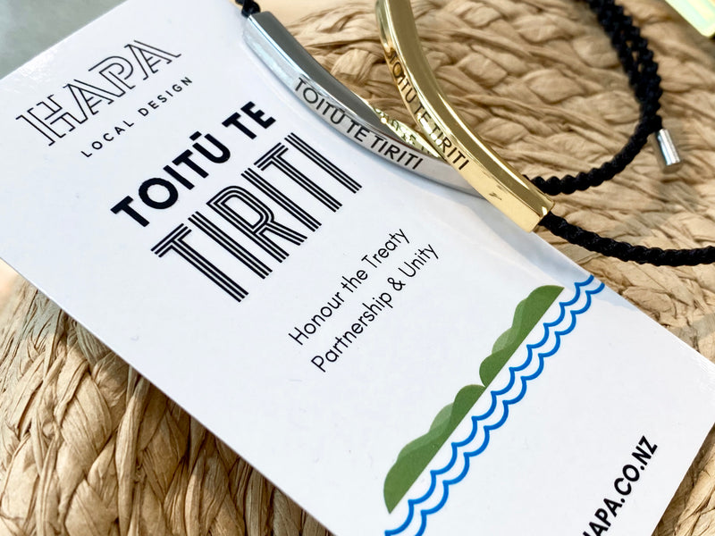 Toitū Te Tiriti Bracelet