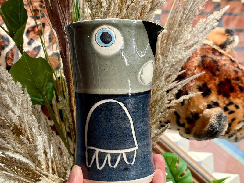Ceramic Native Bird vase/jug