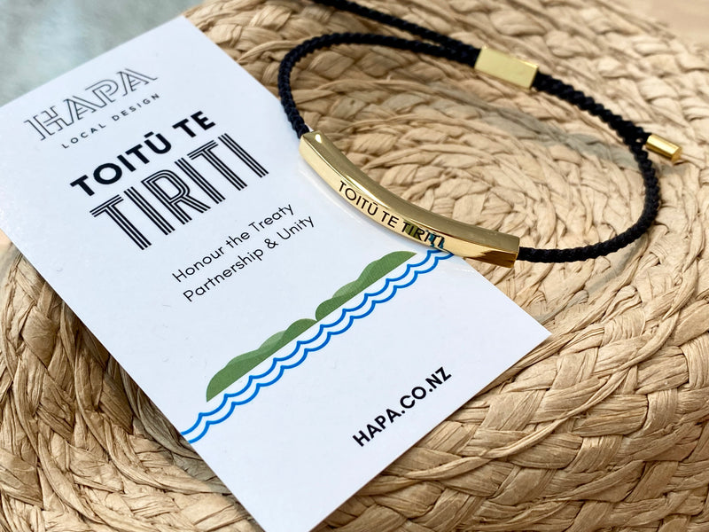 Toitū Te Tiriti Bracelet