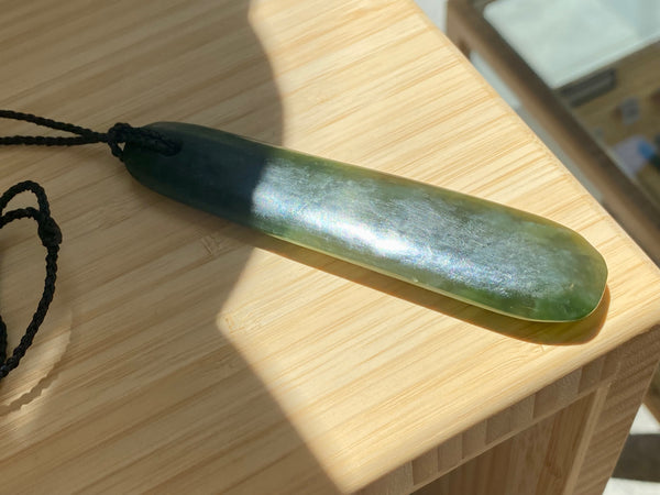 Large Pounamu Roimata pendant