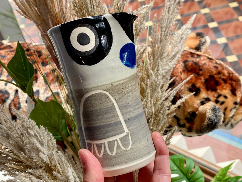 Ceramic Native Bird vase/jug