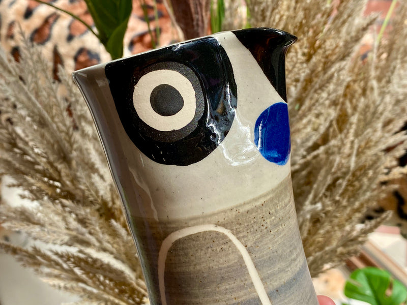 Ceramic Native Bird vase/jug