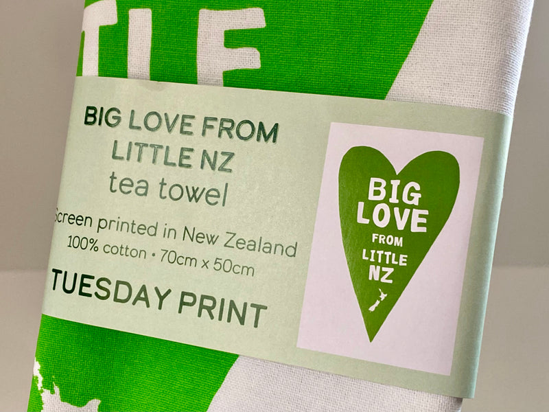 Cotton "Big Love" Teatowel